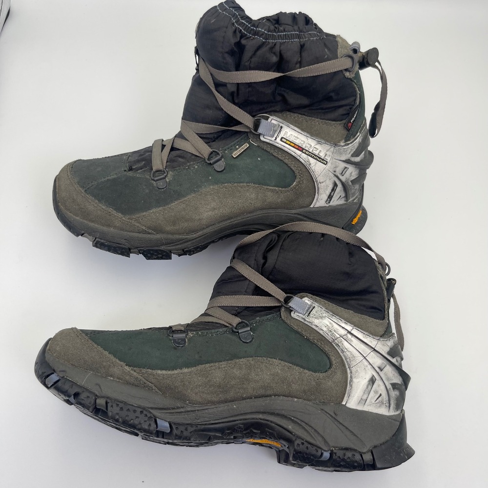 Merrell Thermo Arc Forecast 8 Winter Boots Womens 6 Black Good Waterproof Suede - Picture 11 of 13